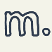 GIF outline of letter 'm'